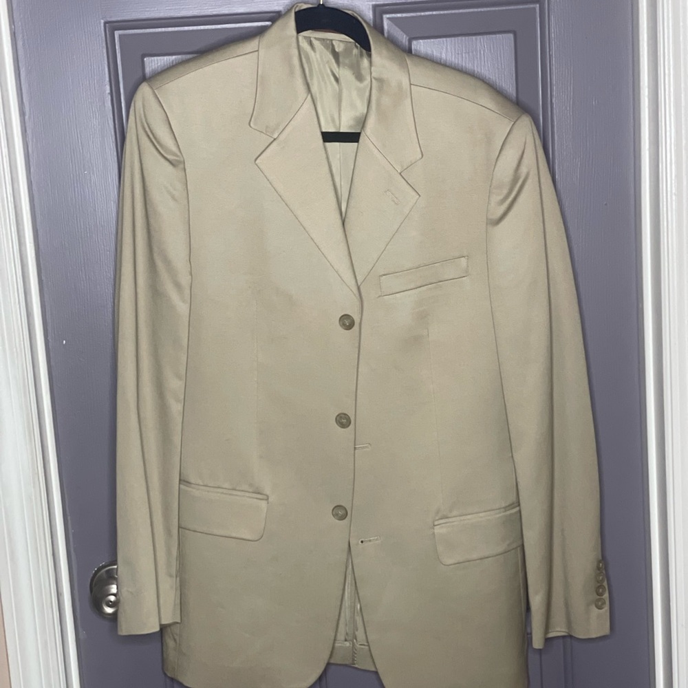 Tasso Elba Khaki blazer size S